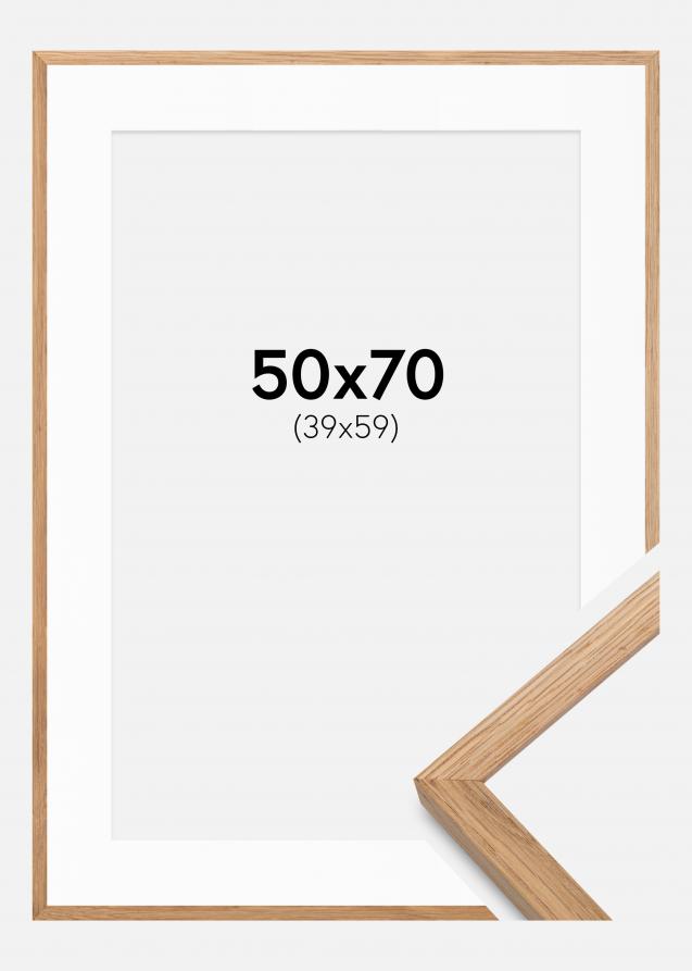 Cadre Soul Oak Veneer 50x70 cm - Passe-partout Blanc 40x60 cm