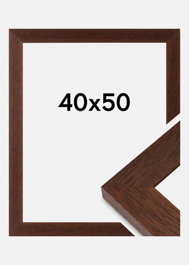 Cadre Juno Verre acrylique Teck 40x50 cm