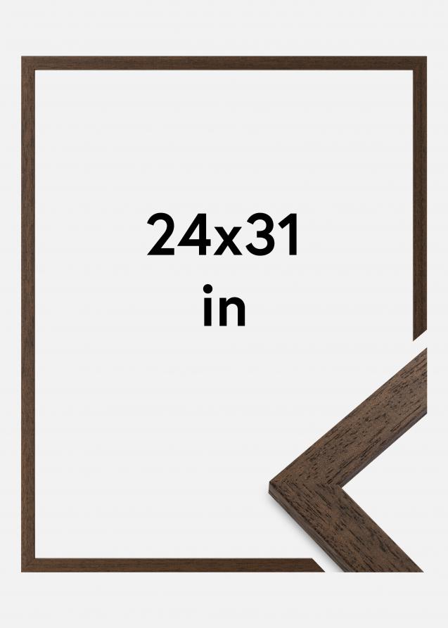 Cadre Brown Wood Verre Acrylique 24x31 inches (60,96x78,74 cm)