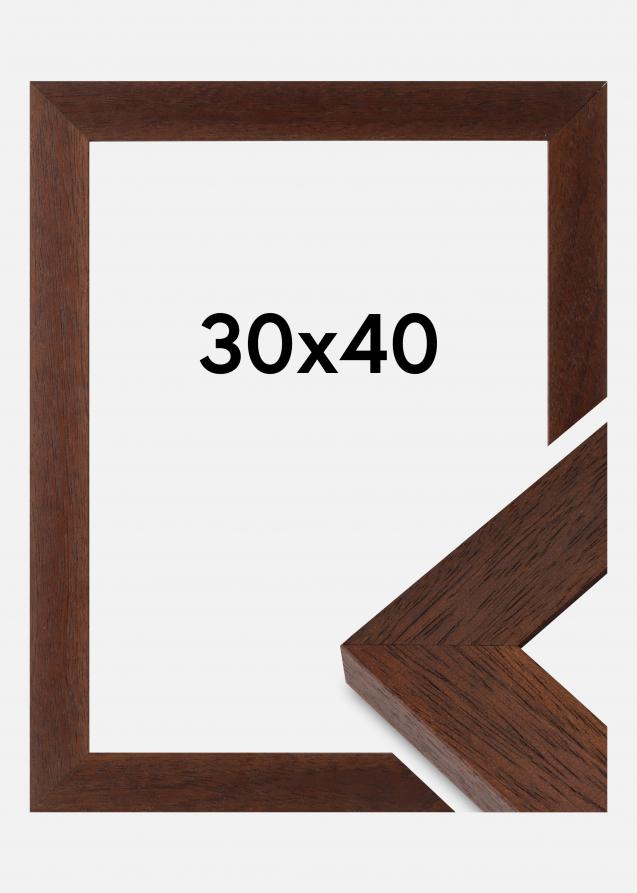 Cadre Juno Verre acrylique Teck 30x40 cm