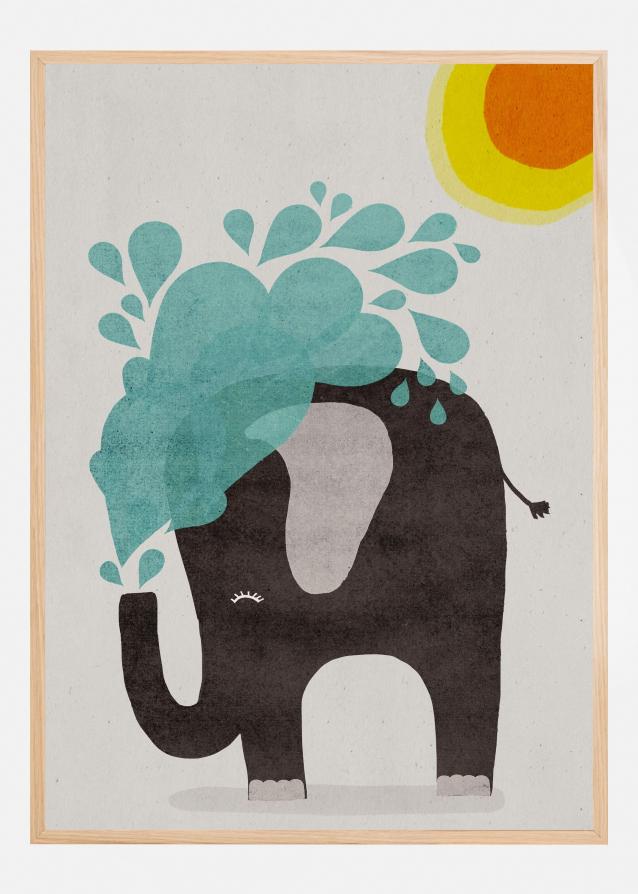 Funny elephant Poster