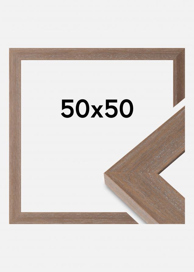 Cadre Juno Verre acrylique Gris 50x50 cm