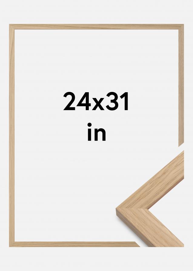 Cadre Oak Wood Verre Acrylique 24x31 inches (60,96x78,74 cm)