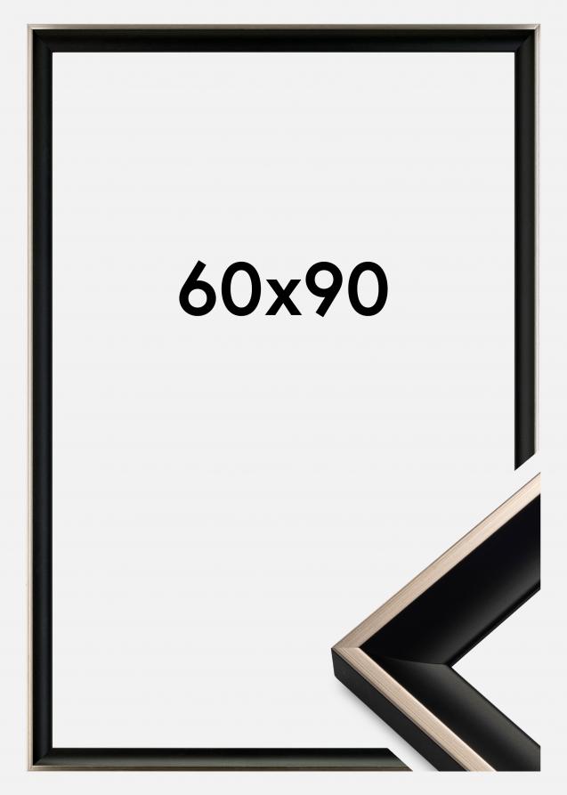 Cadre Öjaren Noir-Argent 60x90 cm
