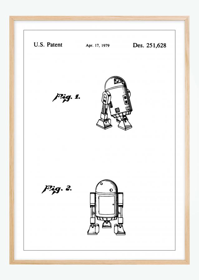 Dessin de brevet - Star Wars - R2-D2 - Poster