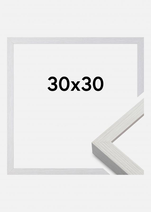 Cadre Nielsen Premium Quadrum Blanc neige 30x30 cm