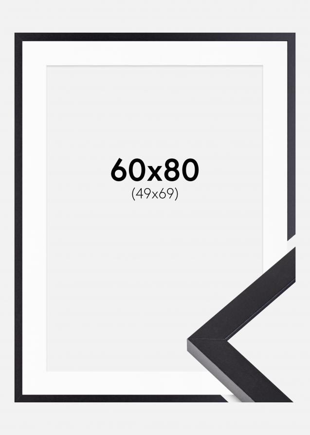 Cadre Selection Noir 60x80 cm - Passe-partout Blanc 50x70 cm