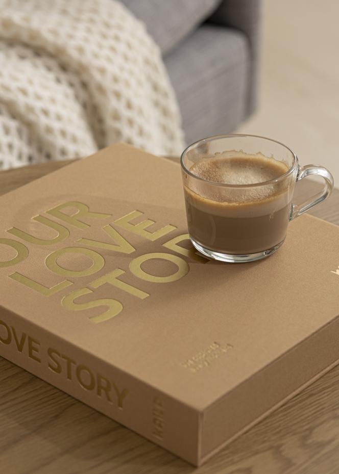 KAILA OUR LOVE STORY Manilla - Coffee Table Photo Album (60 Pages Noires)
