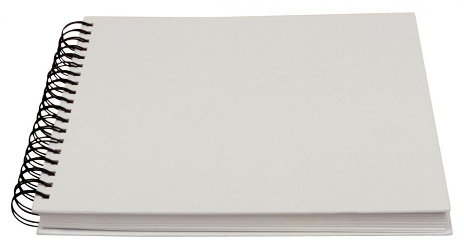 Album photo spirale carr Blanc - 25x25 cm (80 pages noires / 40 feuilles)