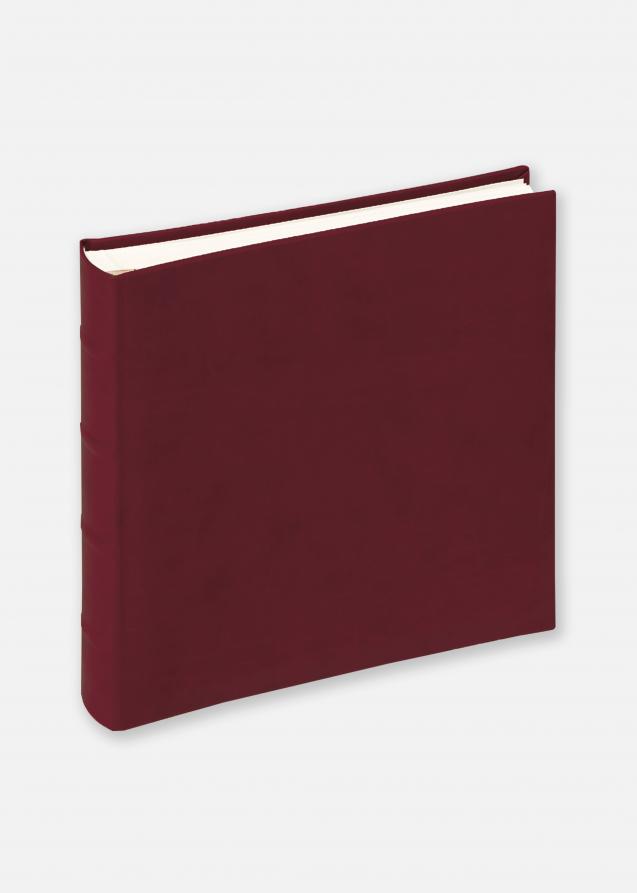 Walther Album photo Classic Rouge - 26x25 cm (60 pages blanches / 30 feuilles)