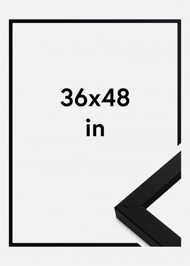 Cadre Blocky Verre Acrylique Noir 36x48 inches (91,44x121,92 cm)