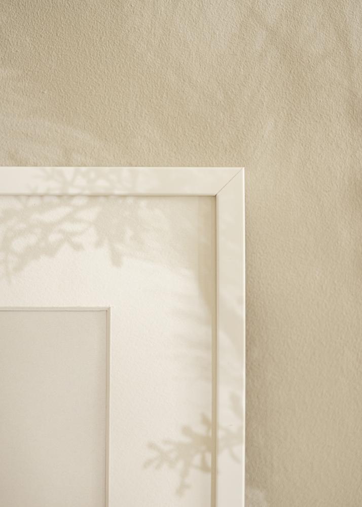Cadre E-Line Verre Acrylique Blanc 30x30 cm