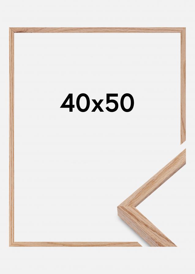 Cadre E-Line Verre Acrylique Chêne 40x50 cm