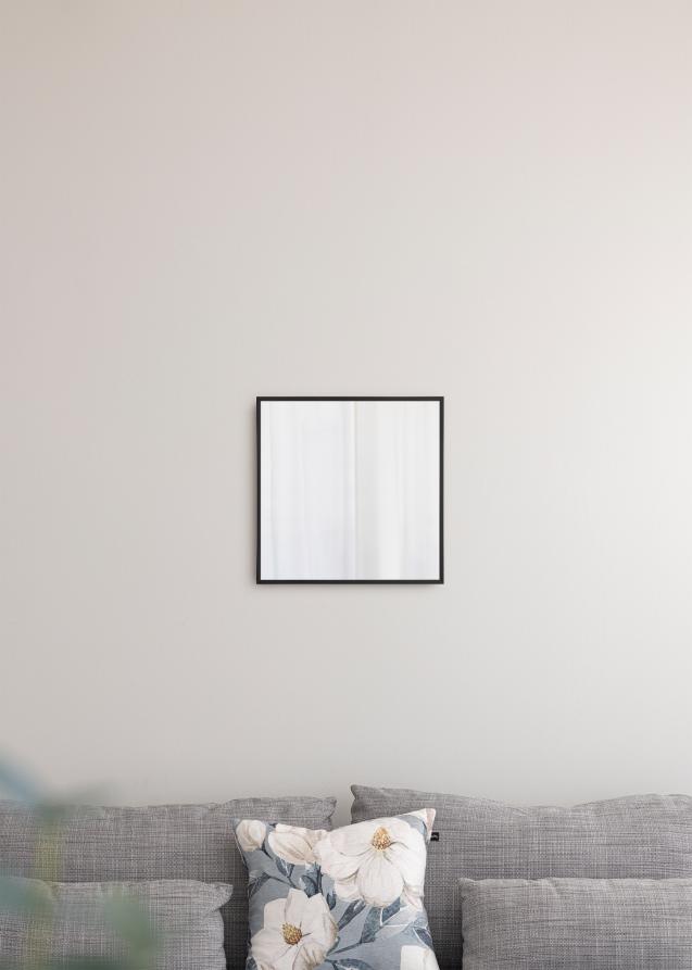 Miroir Chicago Noir Mat 41,1x41,1 cm