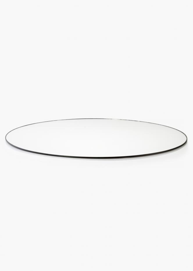 KAILA Round Mirror - Thin Black diamtre 70 cm