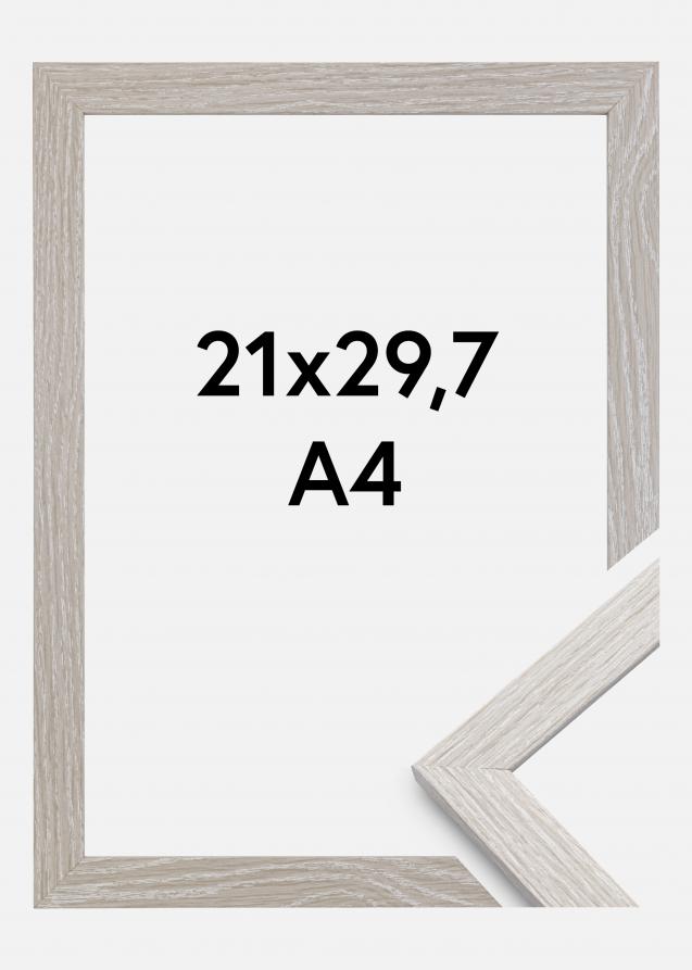 Cadre Stilren Verre Acrylique Light Grey Oak 21x29,7 cm (A4)