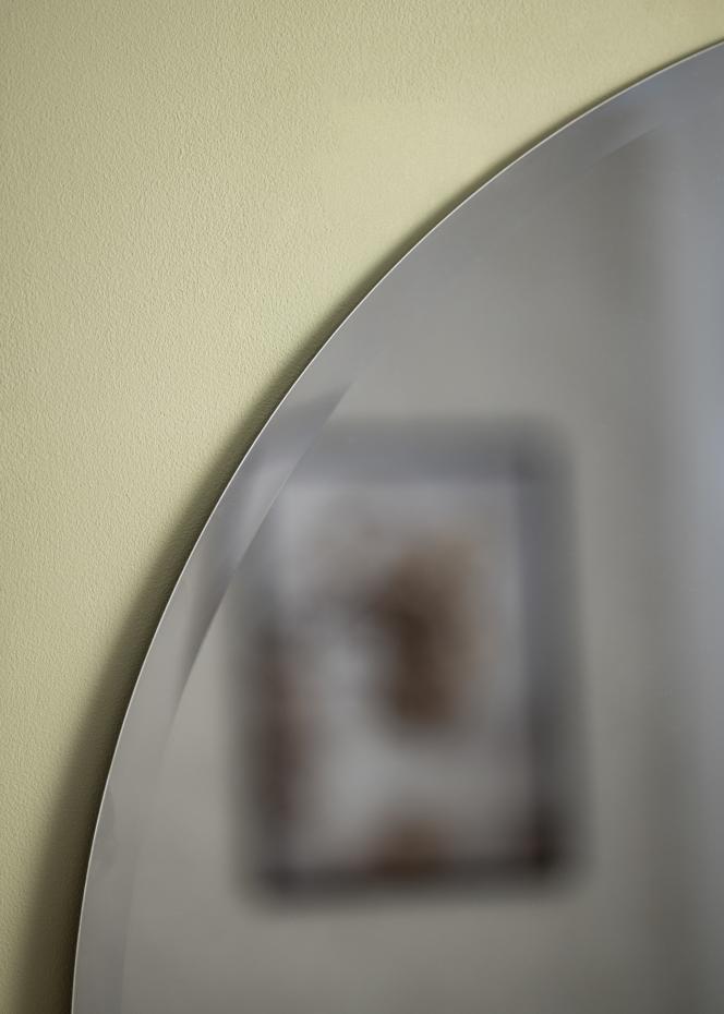 KAILA Miroir rond Dark Smoked Grey Deluxe diamtre 90 cm