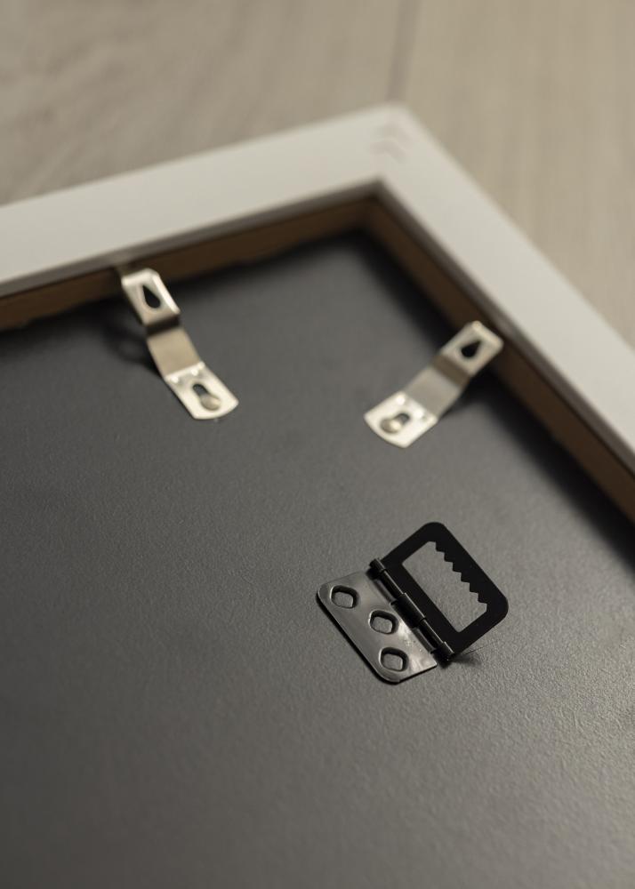 Cadre Jersey Box Verre Acrylique Blanc/Noir 60x80 cm