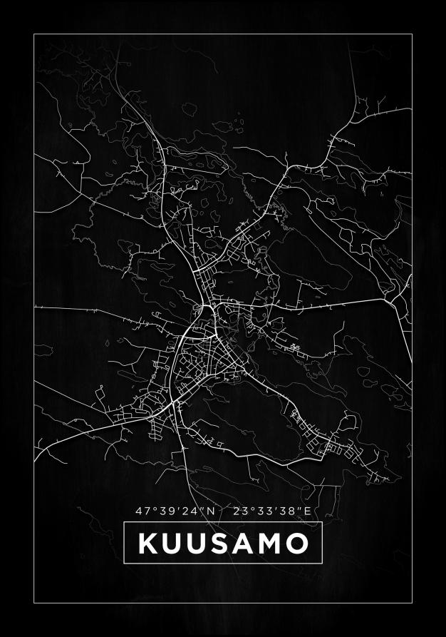 Map - Kuusamo - Black