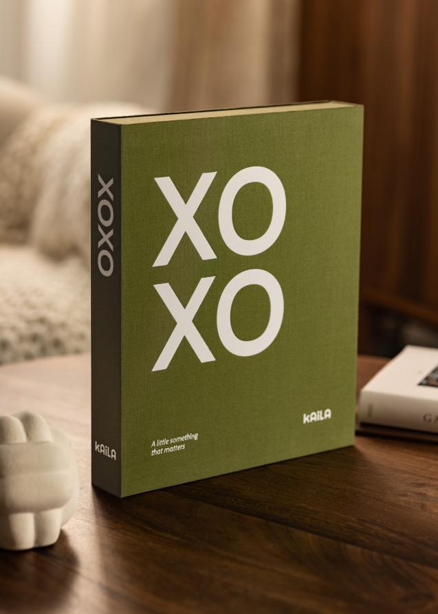 KAILA XOXO Olive - Coffee Table Photo Album (60 Pages Noires / 30 Feuilles)