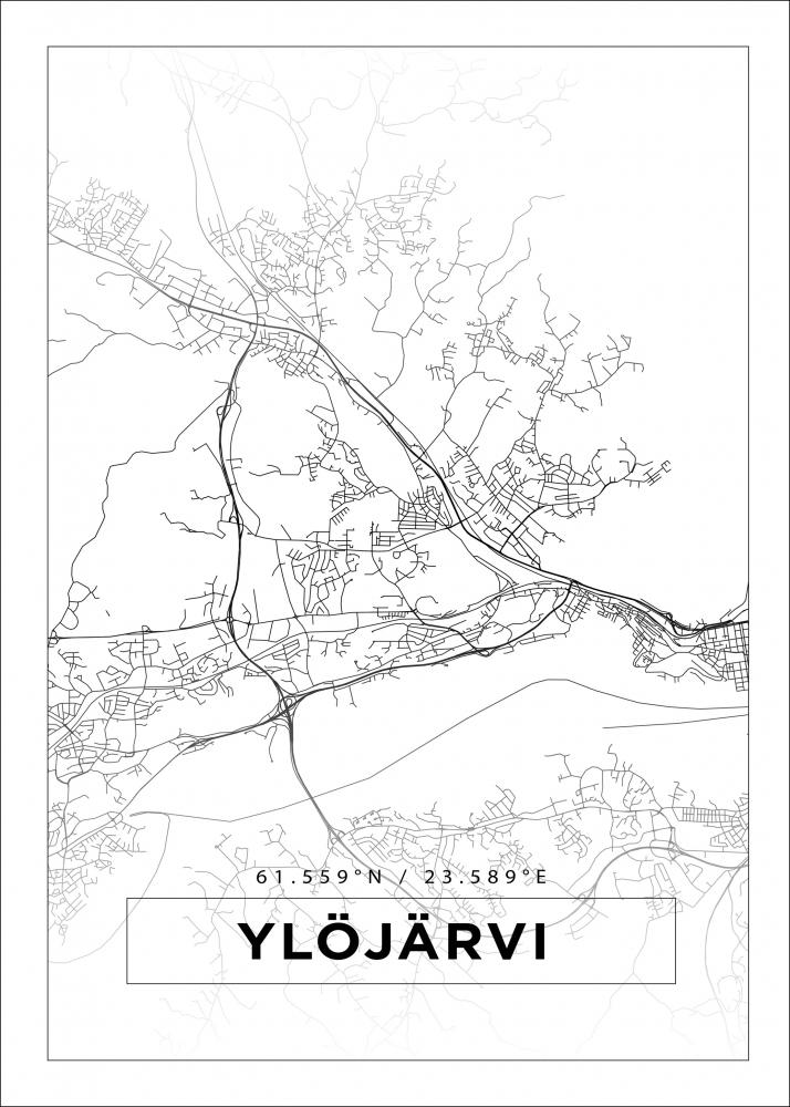 Map - Yljrvi - White