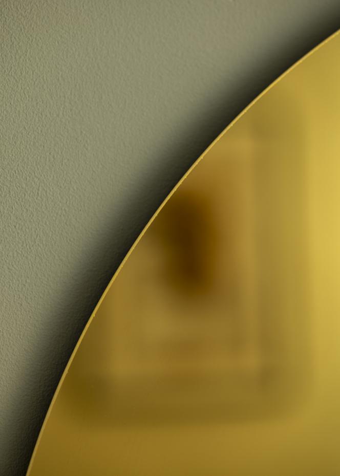 KAILA Miroir rond Gold diamtre 70 cm