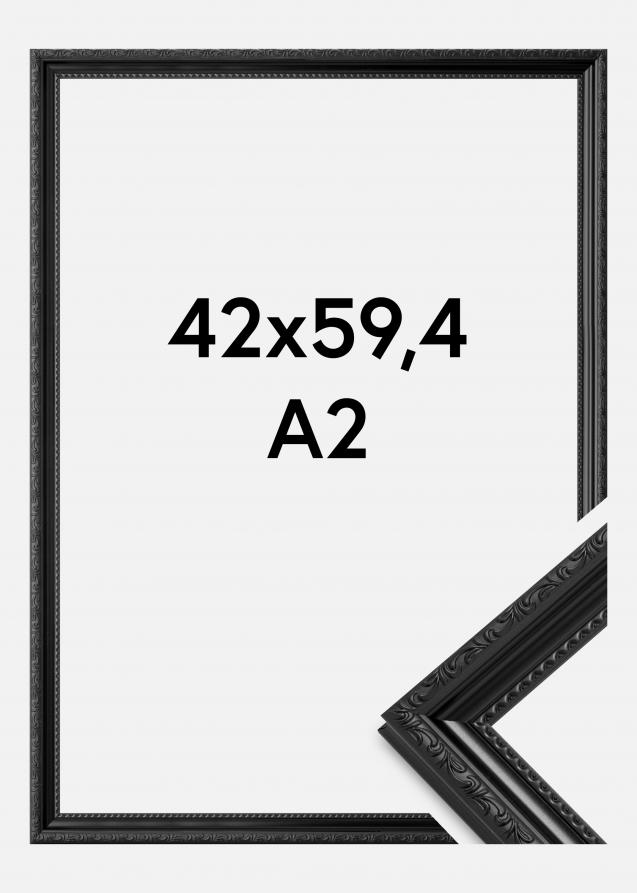 Cadre Abisko Verre Acrylique Noir 42x59,4 cm (A2)