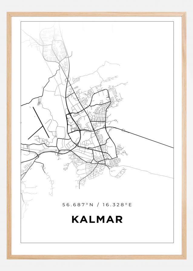 Map - Kalmar - White