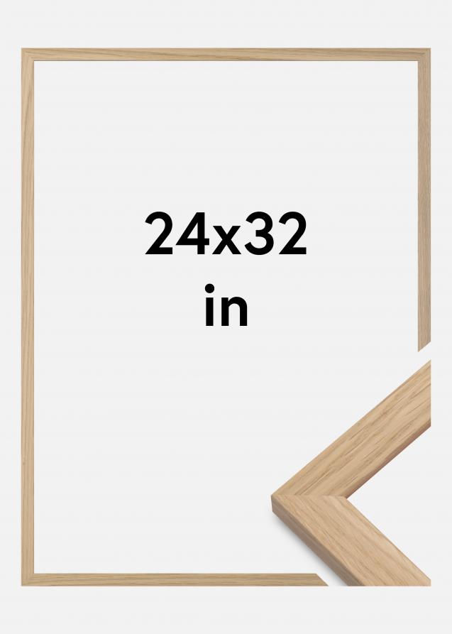 Cadre Oak Wood Verre Acrylique 24x32 inches (60,96x81,28 cm)