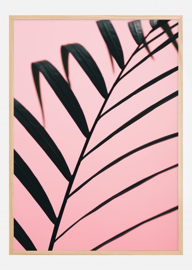 Graphic palm leaf Poster