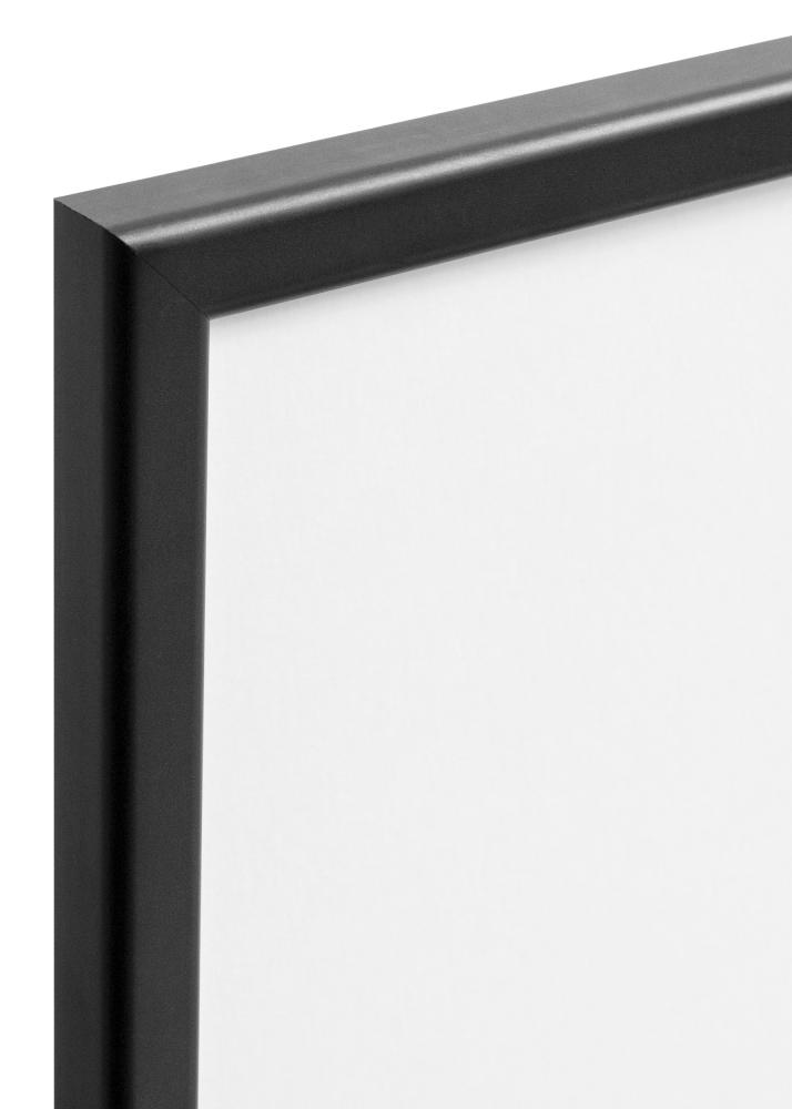 Cadre Slim Mat Verre antireflet Noir 18x18 cm
