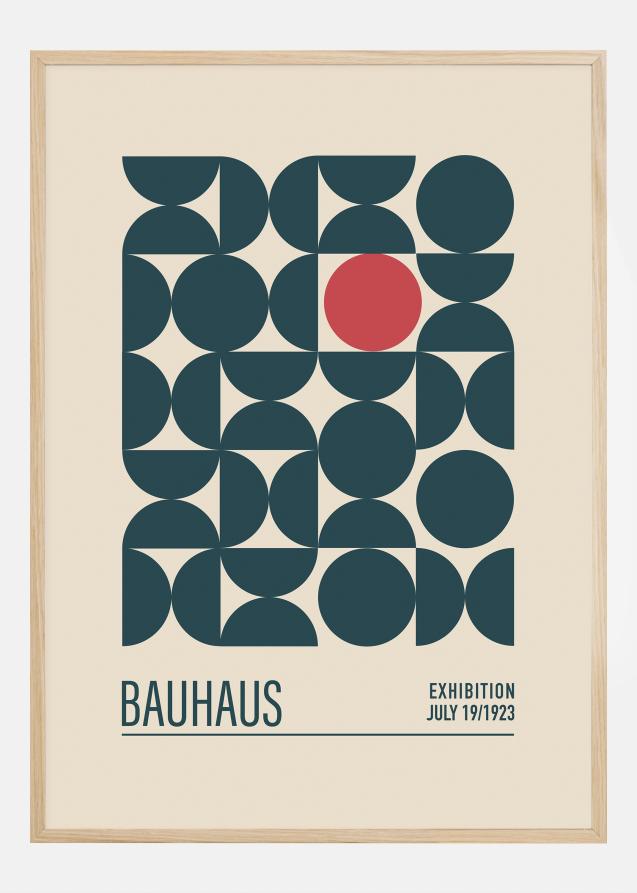 Bauhaus Mavi Kureler Poster