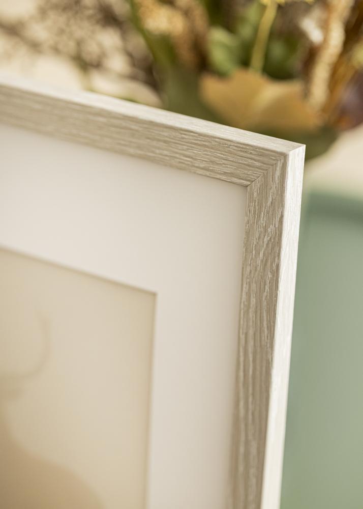 Cadre Stilren Verre Acrylique Light Grey Oak 40x50 cm