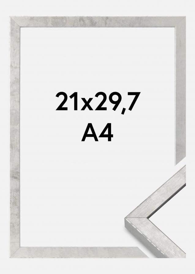 Cadre Ares Verre acrylique Argent 21x29,7 cm (A4)