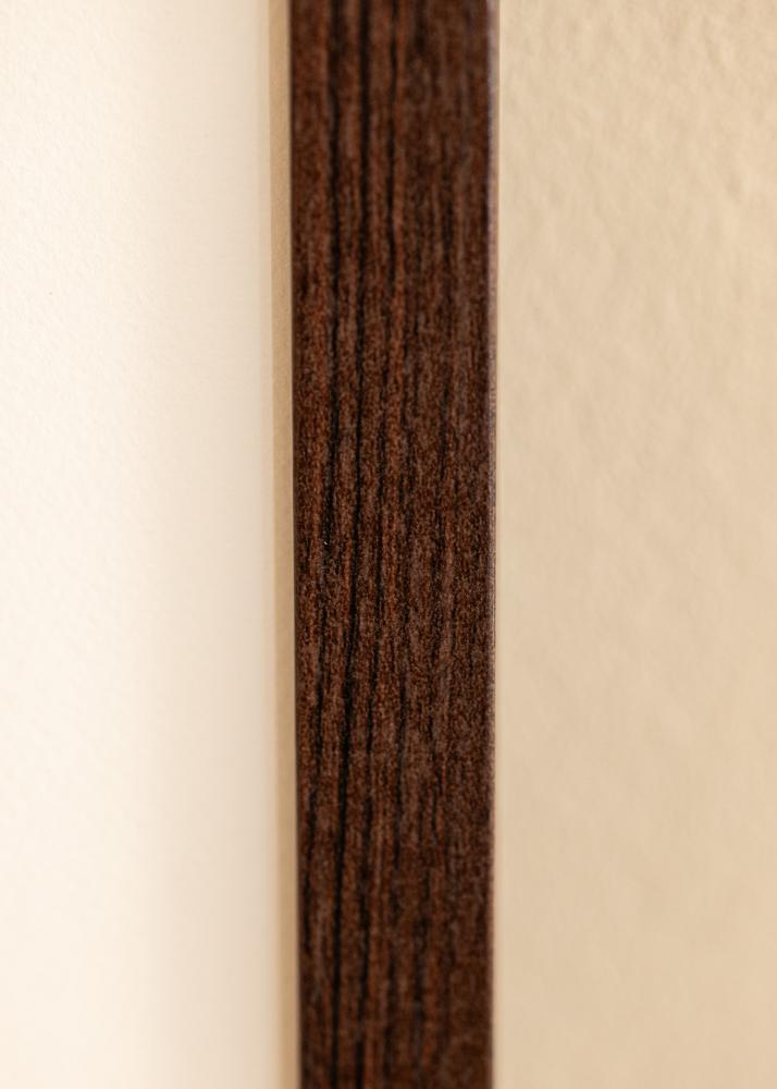 Cadre Deco Verre acrylique Noyer 50x50 cm