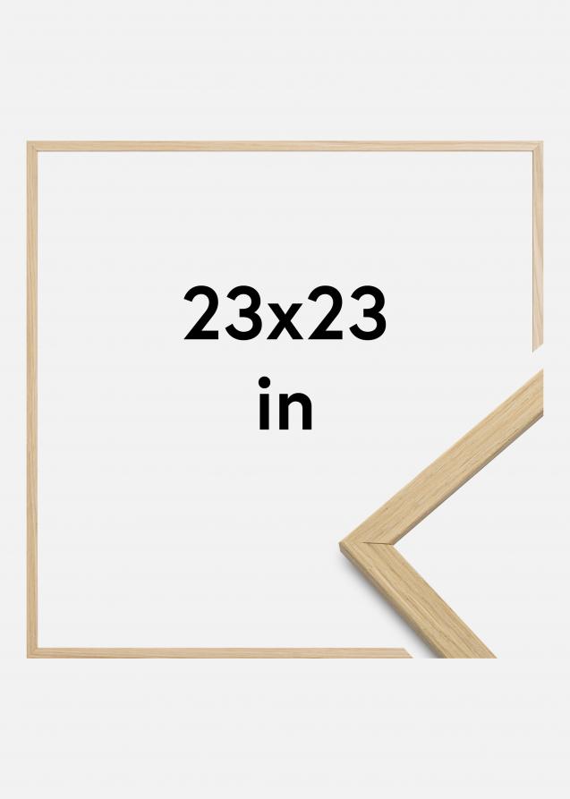 Cadre Edsbyn Verre Acrylique Chêne 23x23 pouces (58,42x58,42 cm)