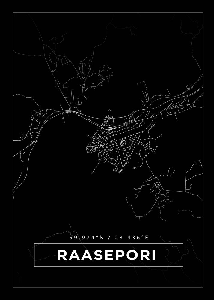 Map - Raseborg - Black