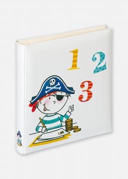 Album enfant Pirate cole - 28x30,5 cm (50 pages blanches / 25 feuilles)
