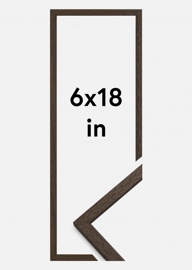 Cadre Edsbyn Verre Acrylique Noyer 6x18 pouces (15,24x45,72 cm)