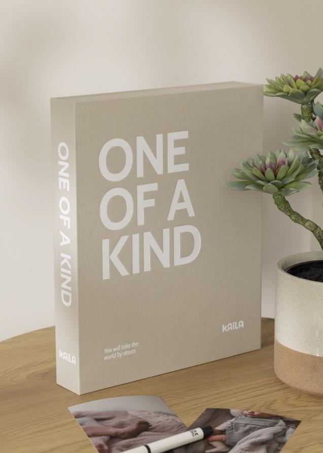 KAILA ONE OF A KIND Grey - Coffee Table Photo Album (60 Pages Noires)