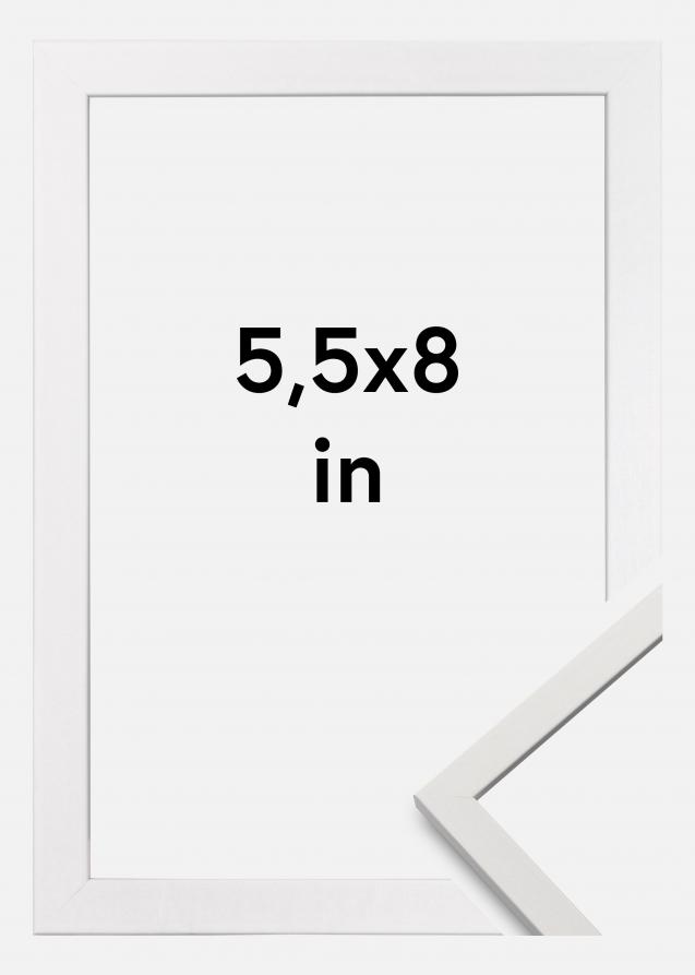 Cadre Edsbyn Verre Acrylique Blanc 5,5x8 pouces (13,97x20,32 cm)