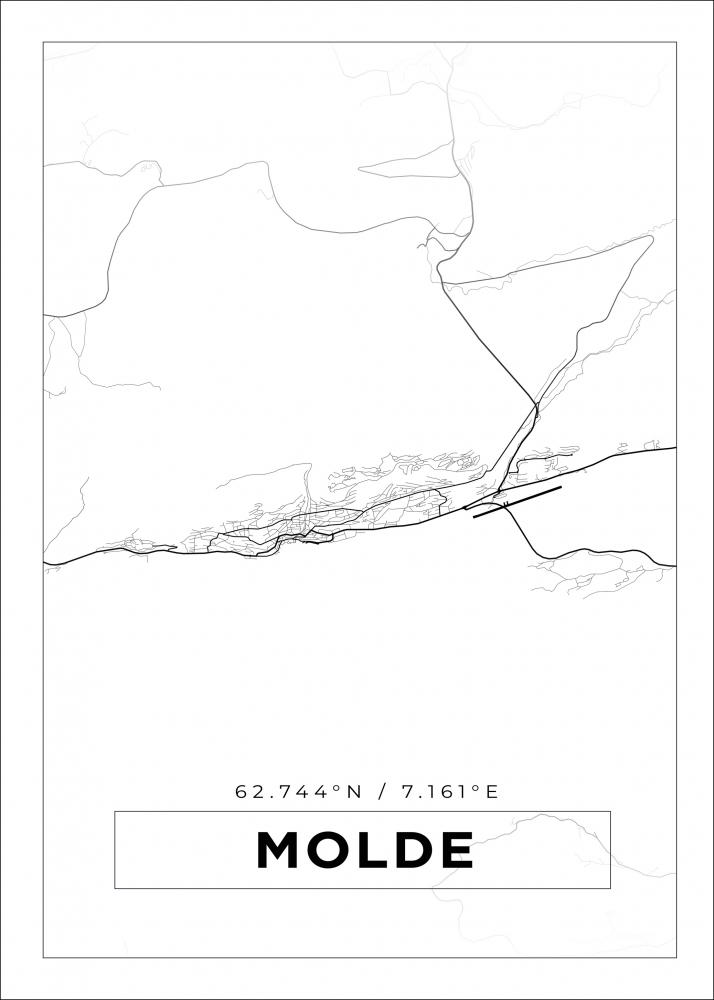 Map - Molde - White