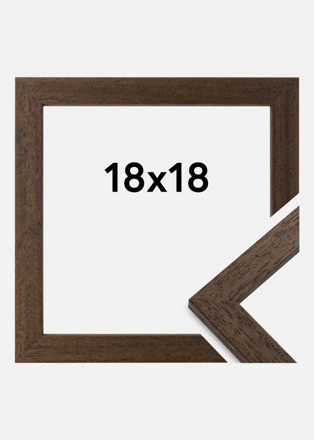 Cadre Brown Wood 18x18 cm
