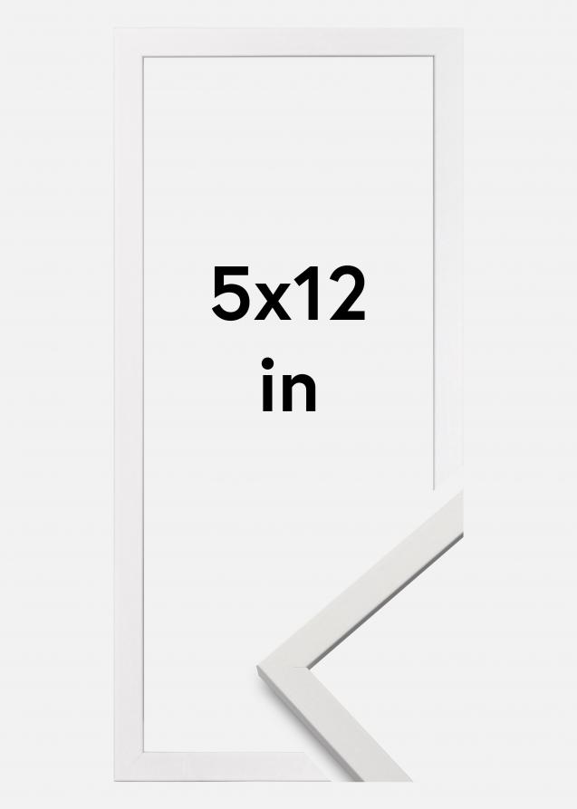 Cadre Edsbyn Verre Acrylique Blanc 5x12 inches (12,7x30,48 cm)
