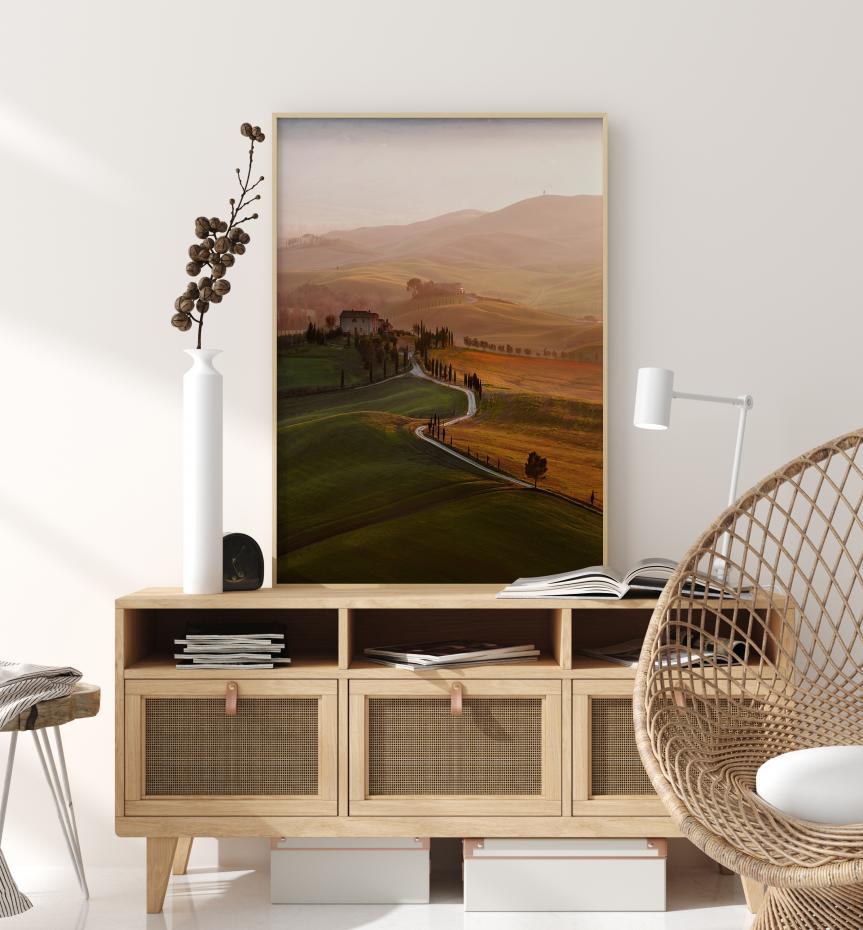 Val D'Orcia Poster
