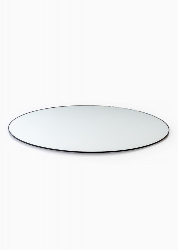 KAILA Round Mirror - Thin Black diamtre 100 cm