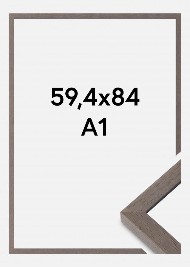 Cadre Hermes Verre acrylique Gris 59,4x84 cm (A1)