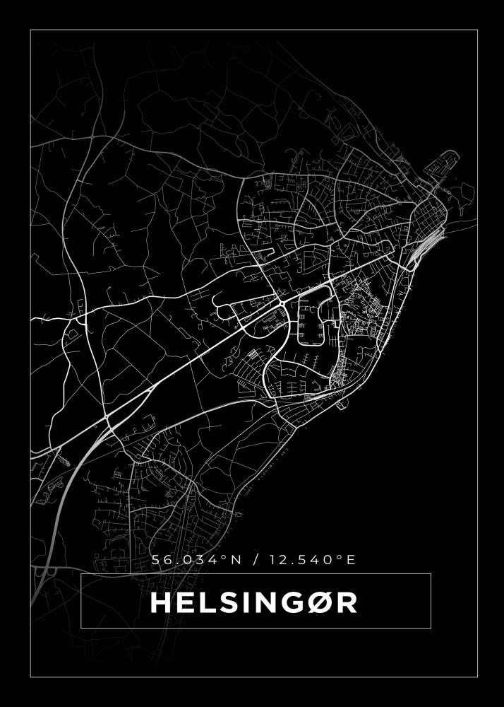 Map - Helsingr - Black