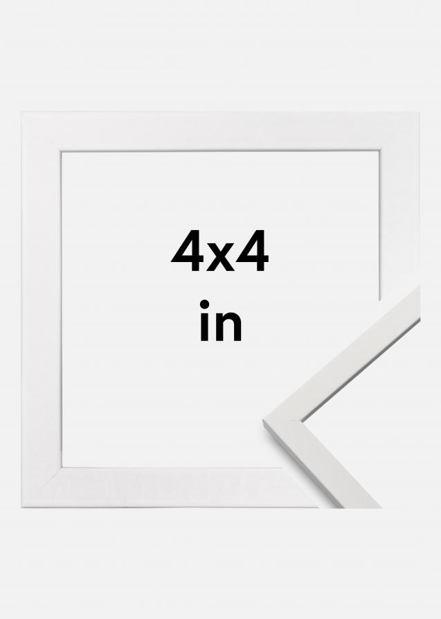 Cadre Edsbyn Verre Acrylique Blanc 4x4 inches (10,16x10,16 cm)