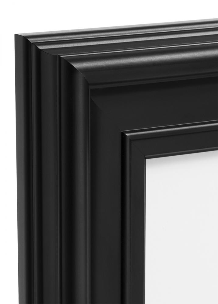 Cadre Mora Premium Verre Acrylique Noir 80x80 cm